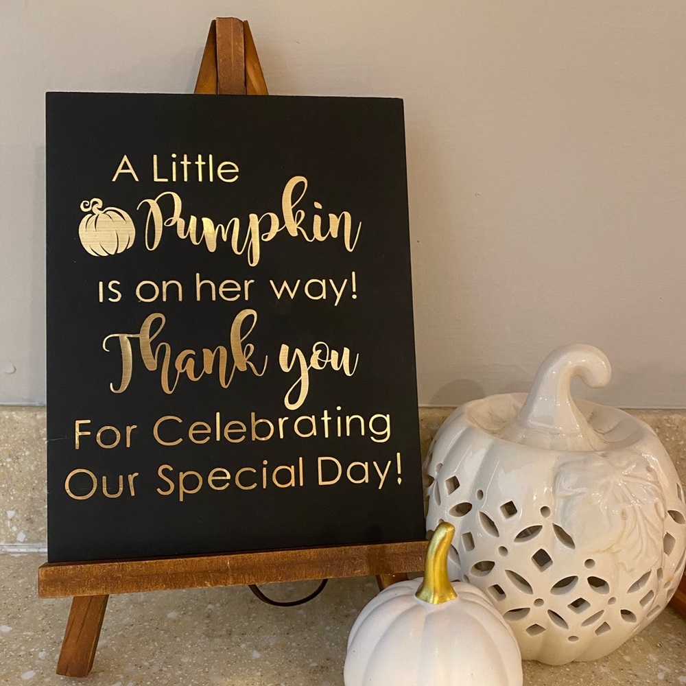 A little pumpkin is on her way!